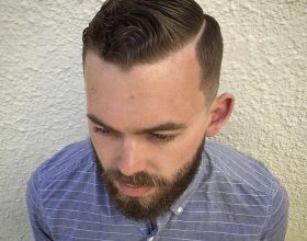 Hard part and beard trim