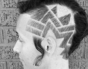 Buzzcut with design